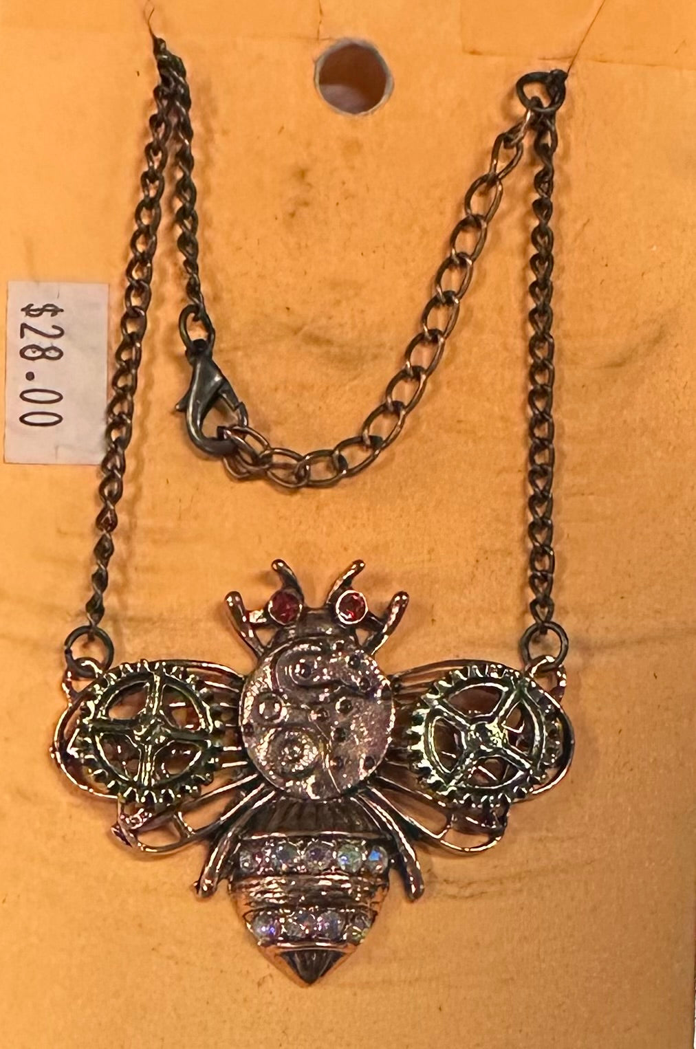 Steam Punk Bee Necklace