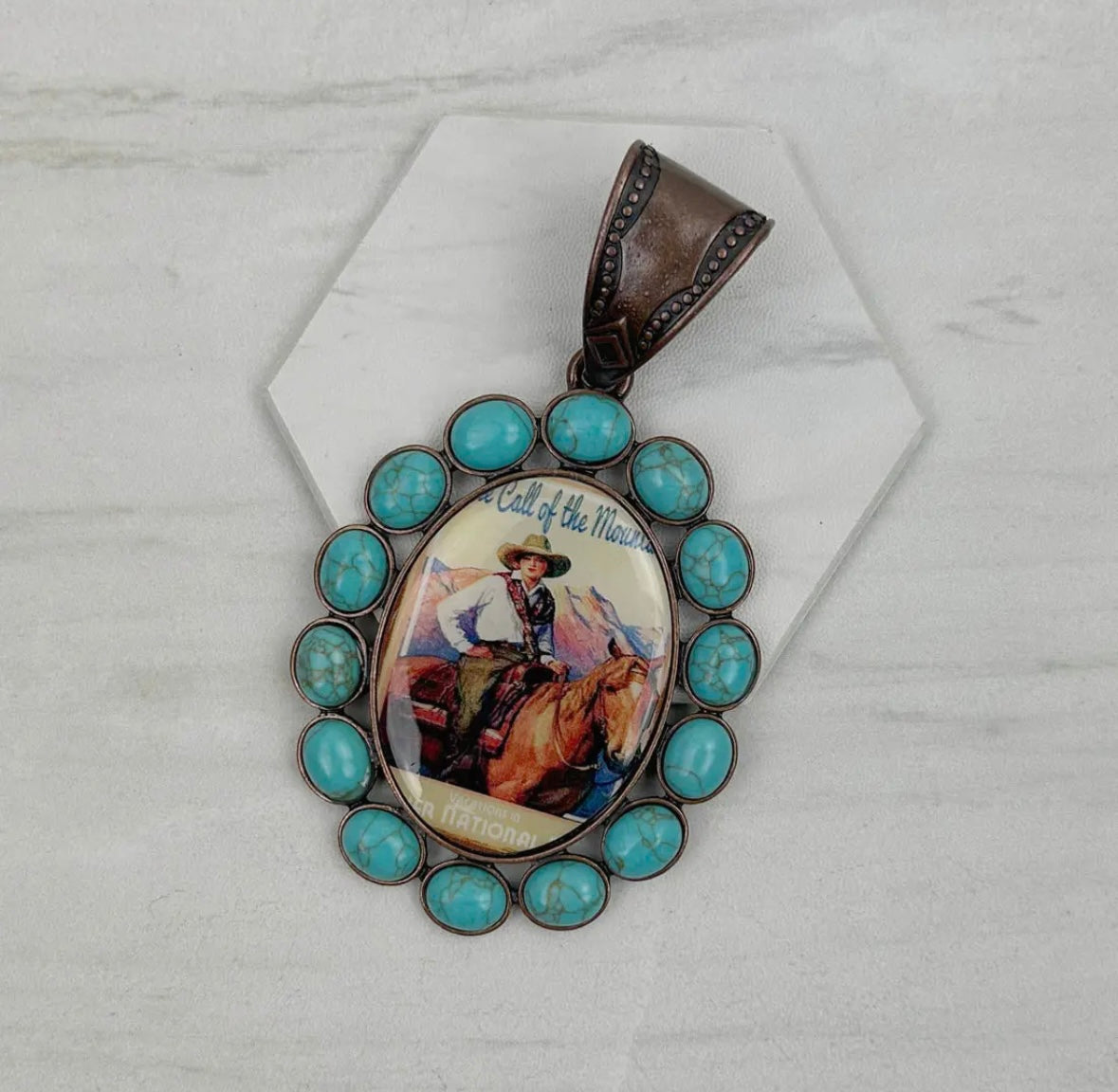 Cowgirl Pendant
