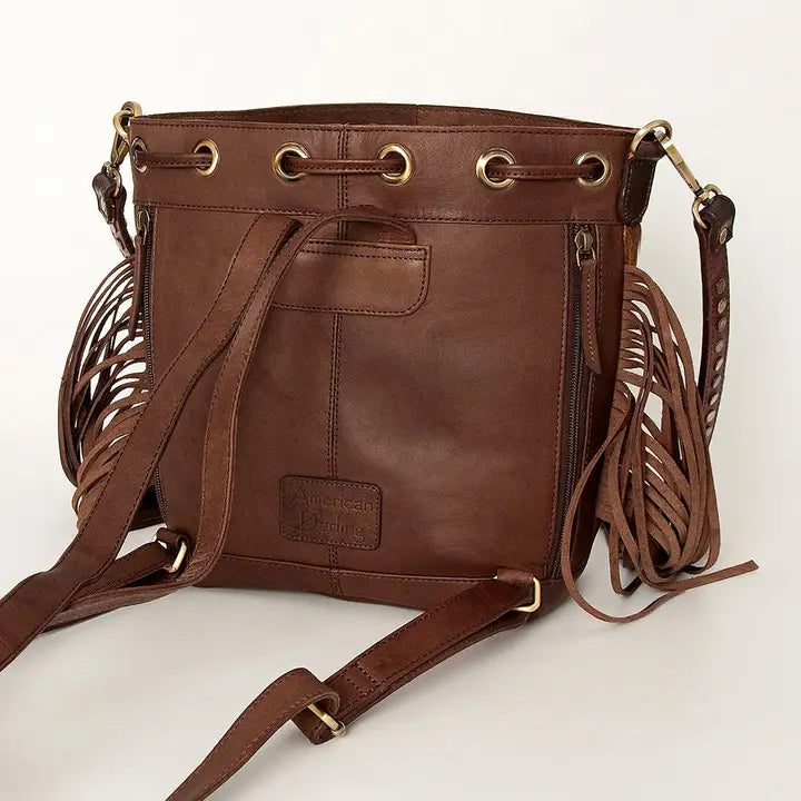Leather Backpack Handbag (Purse)