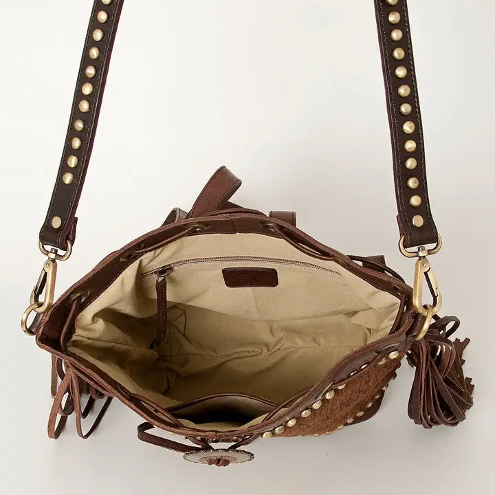 Leather Backpack Handbag (Purse)
