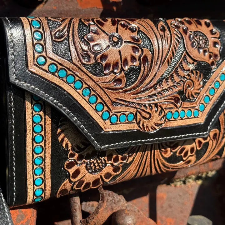 Black & Brown Ladies Wallet