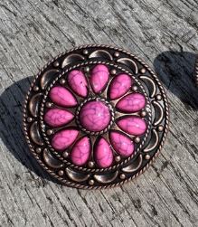 Dark Pink Scarf Slide