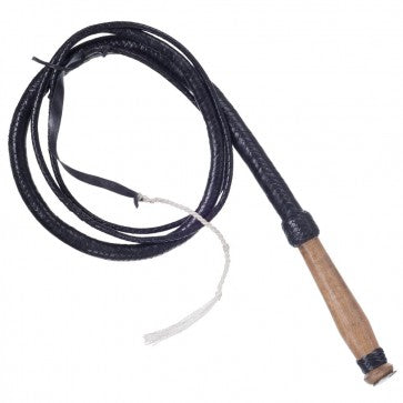 8" Leather Braided Bullwhip