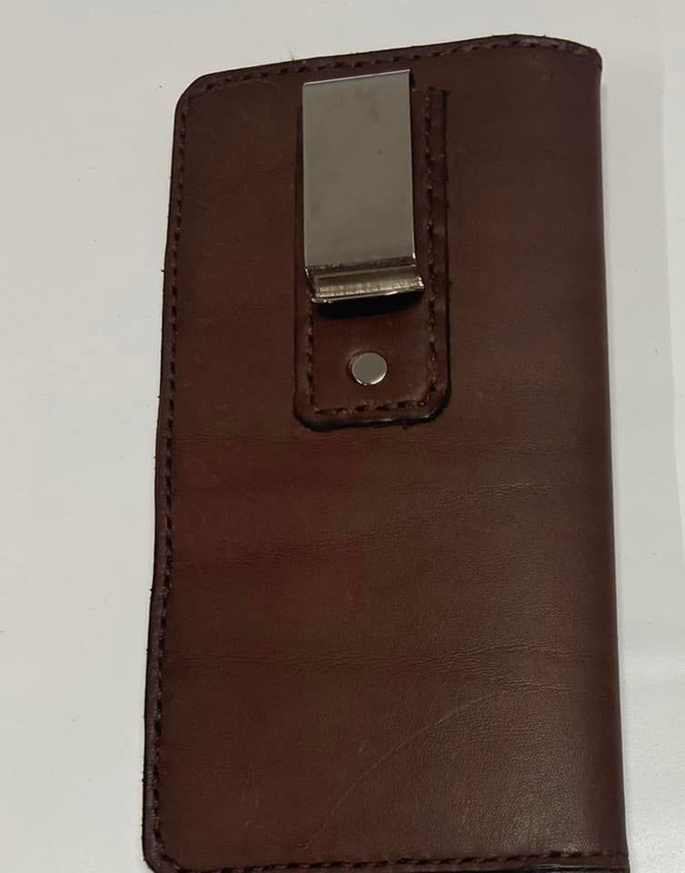 Hand stitched Leather Boot Wallet