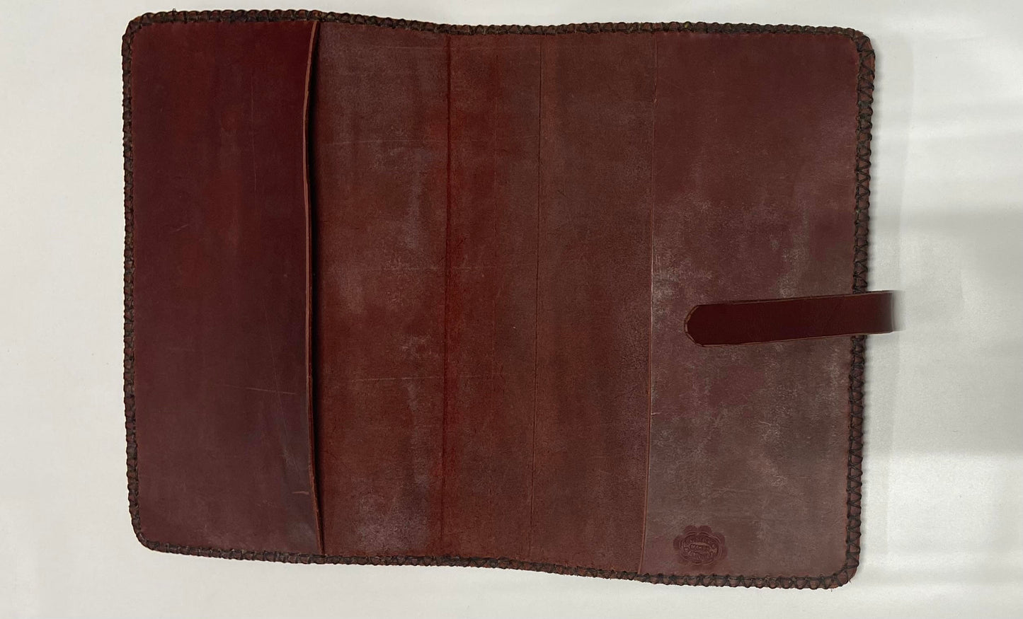 Hand Sewn Latigo Bible Cover with Concho