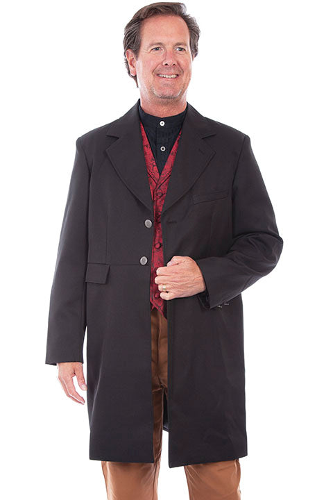 Black Old West Frock Coat