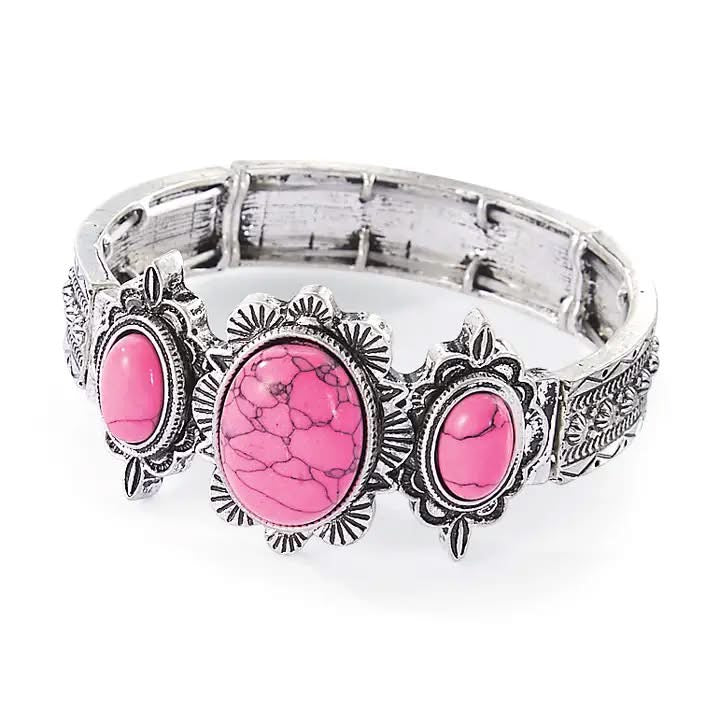 Pink Stretch Bracelet