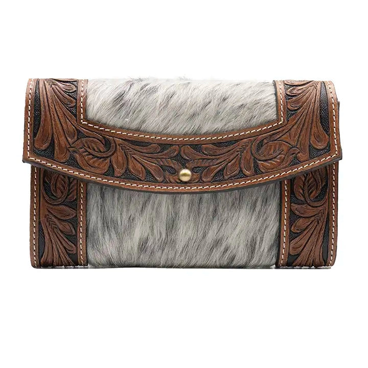 Leather & Hair Clutch (Wallet)