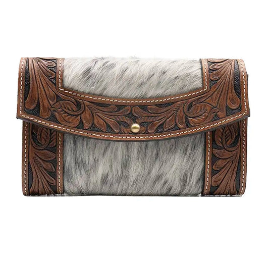 Leather & Hair Clutch (Wallet)