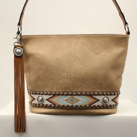 Carmen Concealed Carry Purse with Aztec Trim