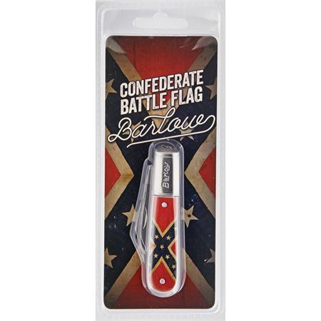 Confederate Flag Barlow Knife