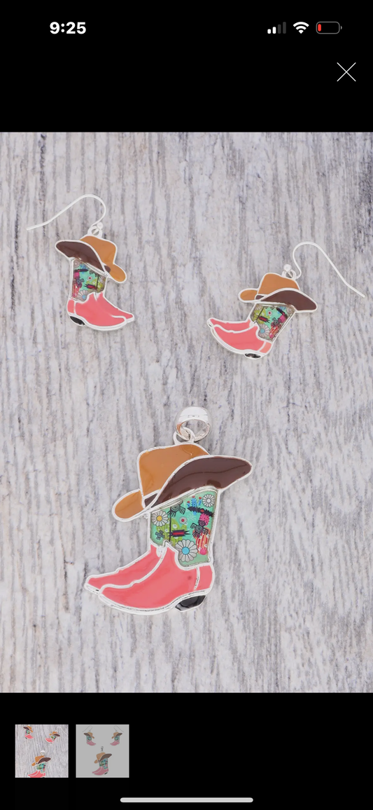 Boot Jewelry Set
