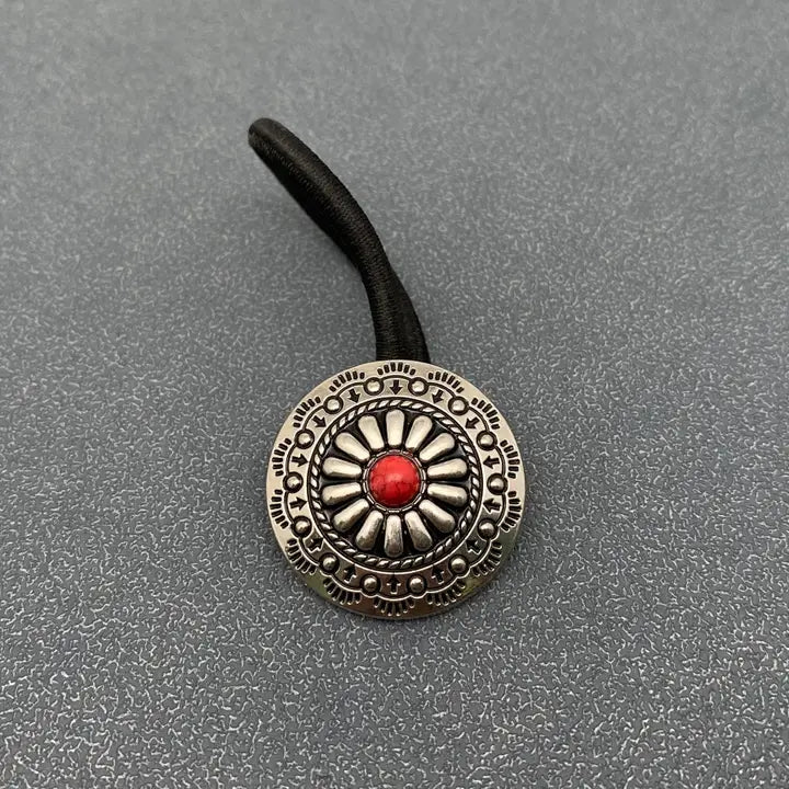 Red Pony Tail Holder