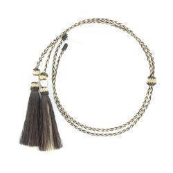 Natural Horsehair Stampede Strings with Beads