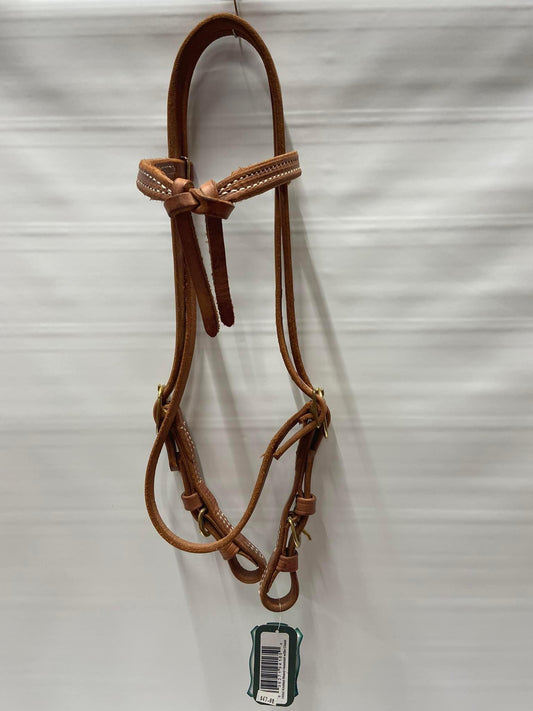 Berlin Harness Leather Knotted Browband