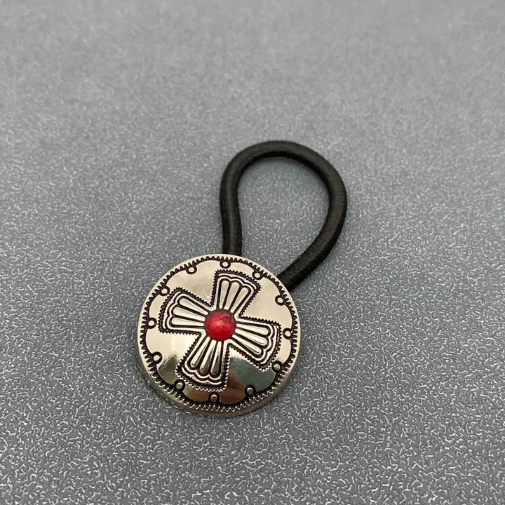 Red Cross Pony Tail Holder