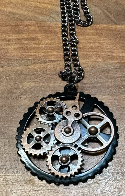 Steampunk Gear Necklace