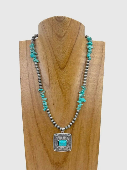 Turquoise Beaded Necklace