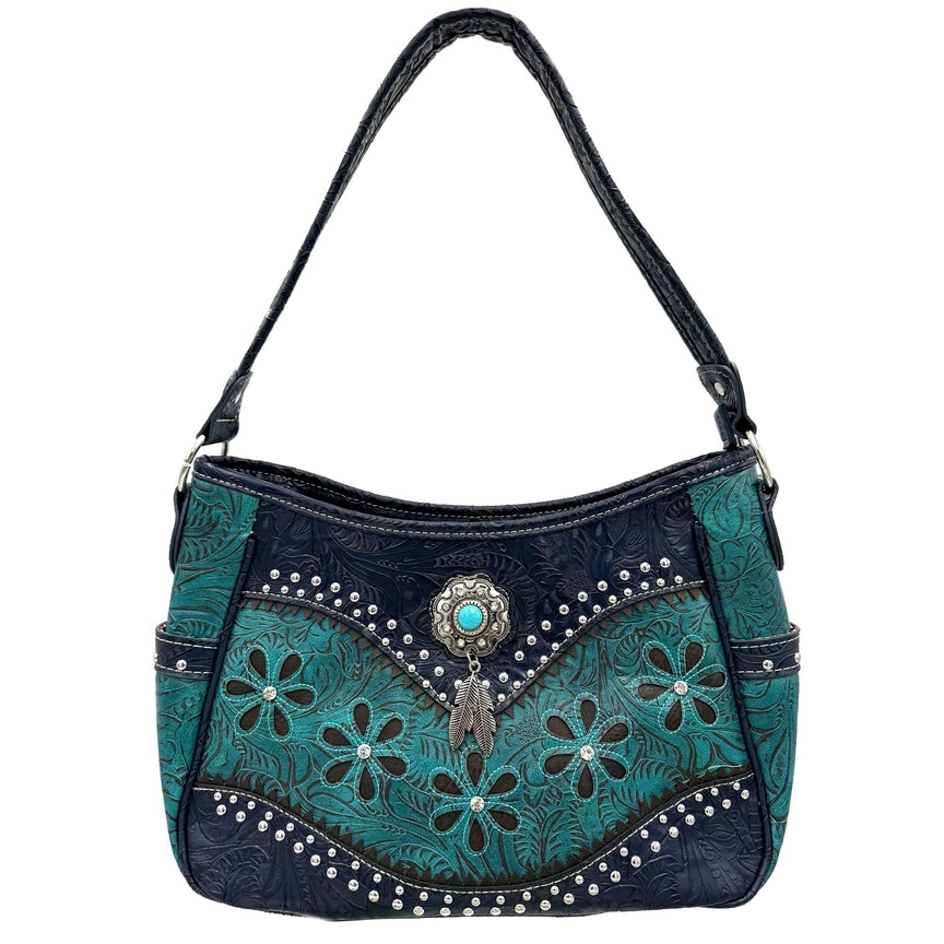 Turquoise Purse with Concho