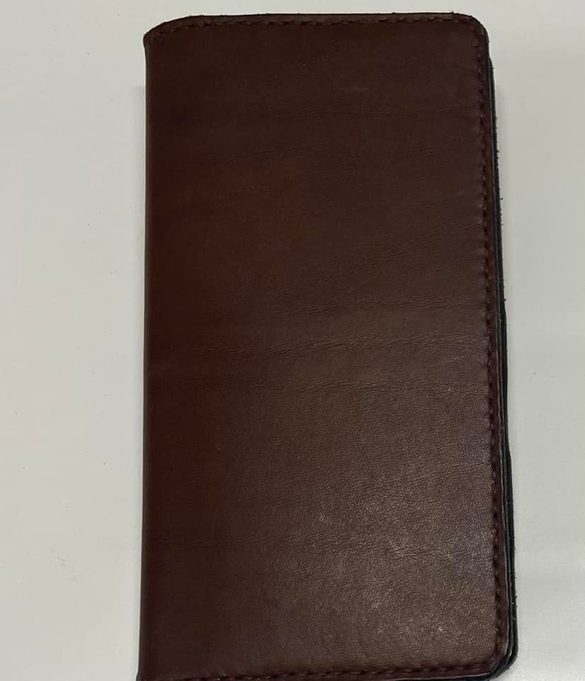 Hand stitched Leather Boot Wallet