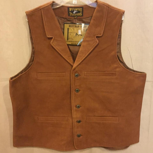 Wyoming Traders Buffalo Leather Vest