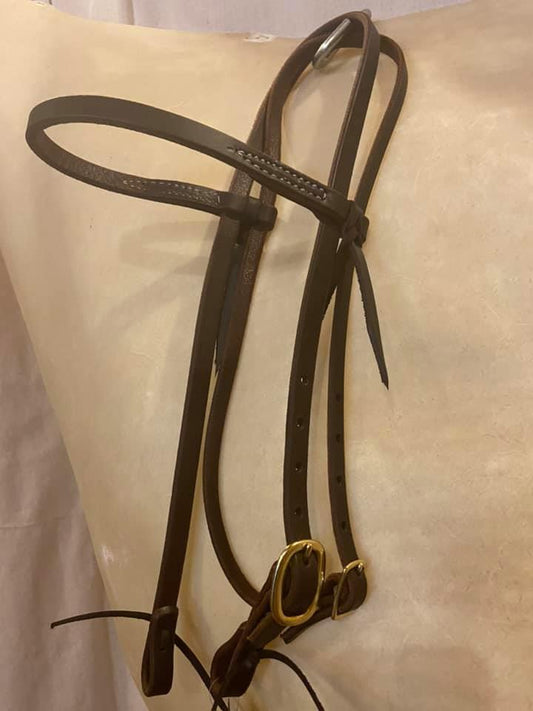 Oiled Leather Headstall
